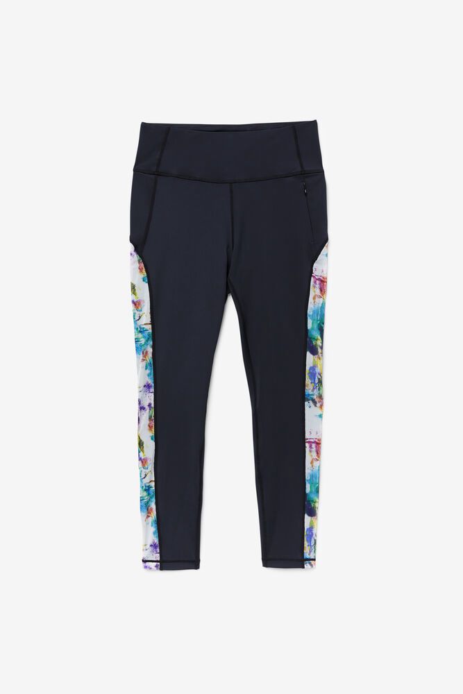 Fila Legging Forza Contrast 7/8s Womens Black - India SQB-190523